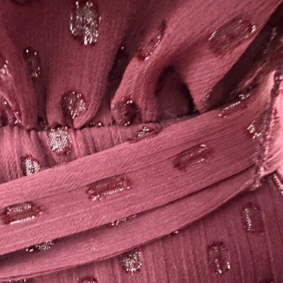 Premier Amour Maroon Long Sleeve Dress Size 4 NWT - Picture 6 of 13